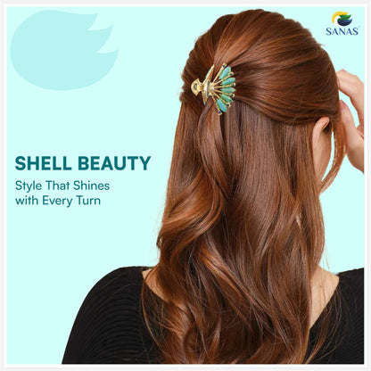 Sanas Blue Stone Hair Clutcher For Women 1 Pc