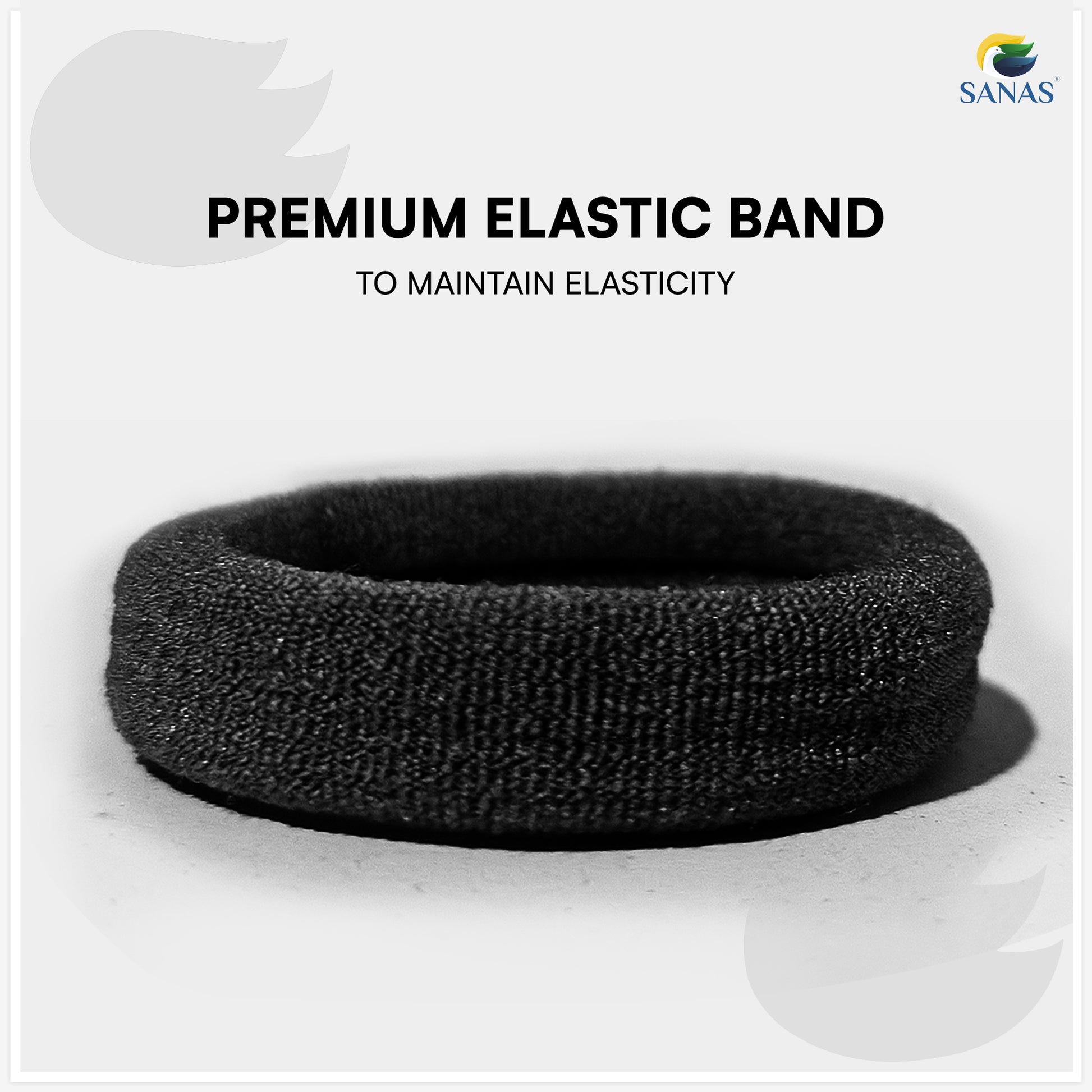 strong black hair ties for daily use