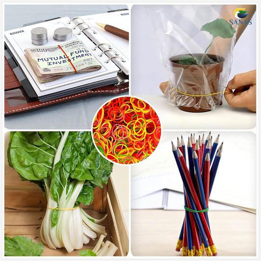 High Stretch Rubber Bands for Hair Styling and Packing