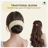 Sanas artificial gajra for hair bun hairstyles