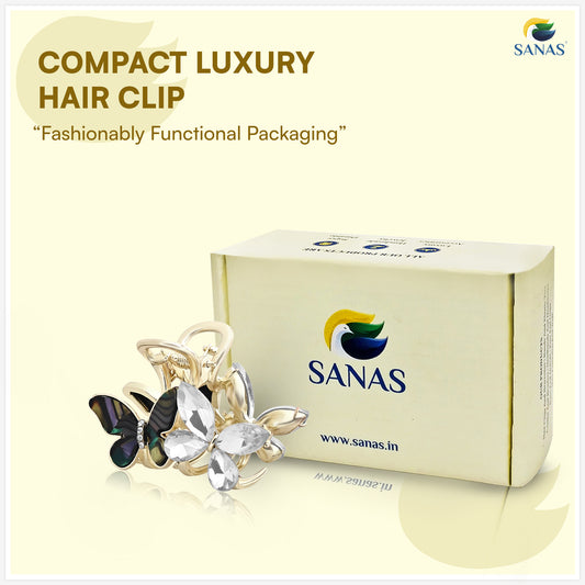 Sanas Duo Butterfly Clip For Women 1 Pcs