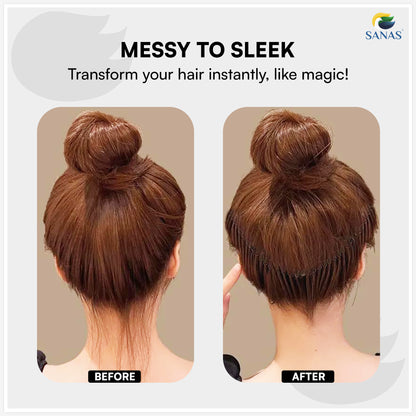 Stretchable Hair Pin for Sleek Bun Hair Accessories For Women