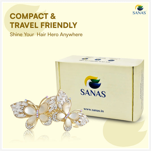 Sanas Dual Butterfly Gemstone For Women 1 Pc