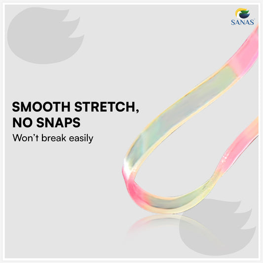 Sanas Medium Elastic Rubber Band 1100Pcs