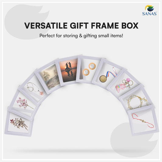 Jewelry Display Stand Shadow Box Frame Set of 6
