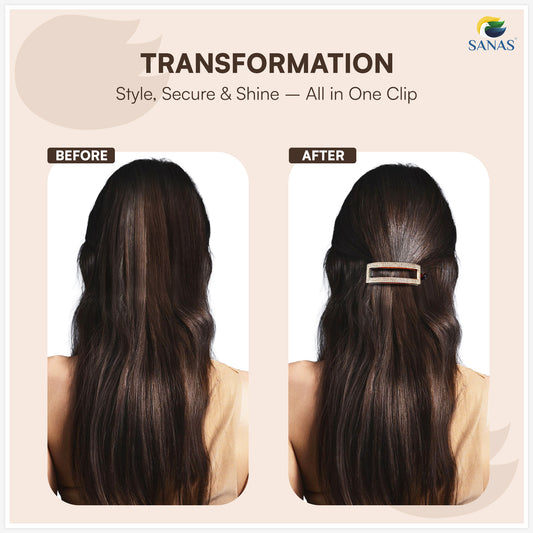 Sanas Rhinestone Crab Clip For Women 1Pc