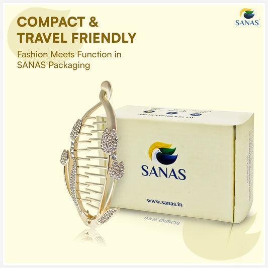 Sanas Metal Fishtail Banana Clip For Women 1 Pc