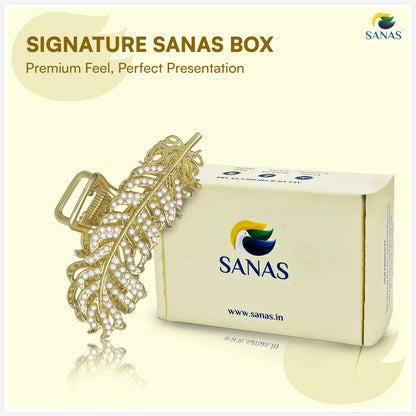 SANAS (1 Pc) Pearl Hair Clip Stylish Hair Accessories for Women (1 Pc)