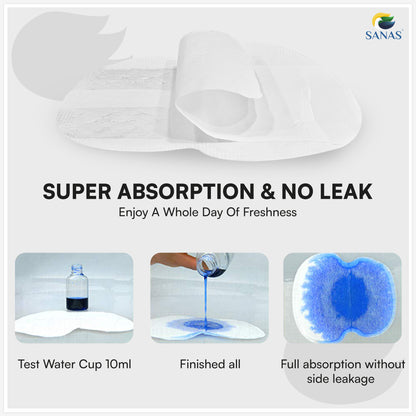 Sanas Disposable Sweat Pads For Underarms - 10Pcs