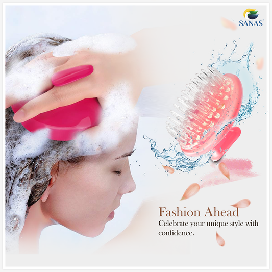 Sanas Scalp Scrub Shampoo Brush - 3Pcs