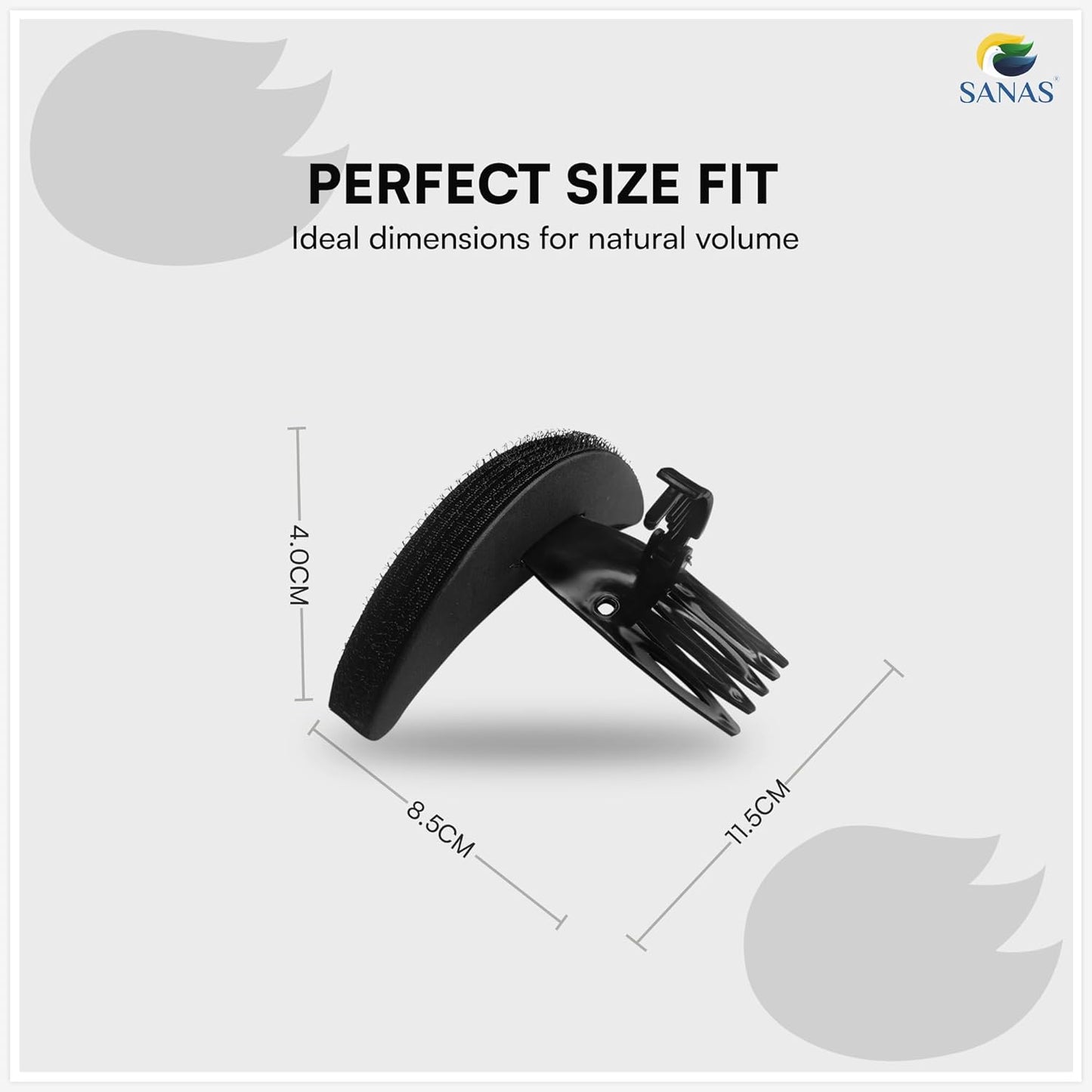 Hair puff insert for bun hairstyles and volume styling