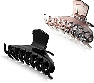 SANAS (2 Pcs) Stylish Hair Clips Clutchers Claw Clips Hair Accessories for Women and Girls (2 Pcs)