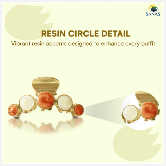 Sanas Multicolor Small Metal Clip - 4Pcs