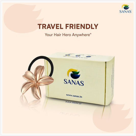 Sanas Metal Rubber Band For Women Pack Of 3