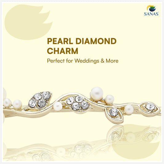 Sanas Flower Bobby Pins For Women 2 Pcs