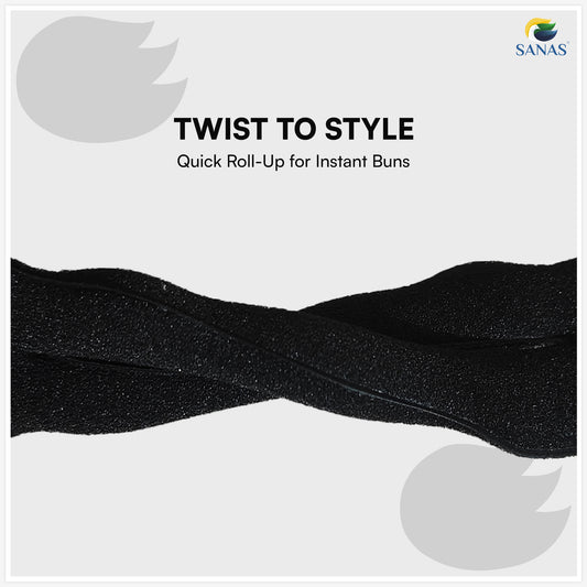 SANAS (2 Pcs) Donut Bun Hair Maker Hair Accessories for Women (2 Pcs)