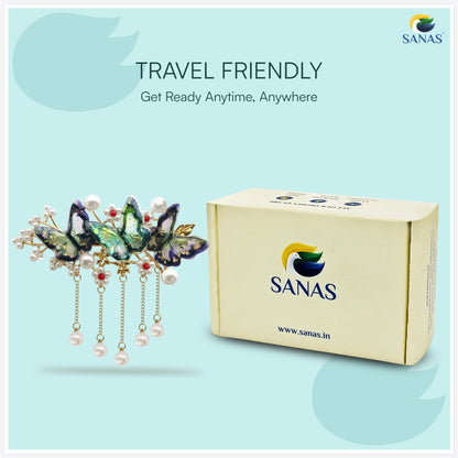 SANAS (1 Pc) Resin Butterfly Hair Clip Hair Accessories for Women and Girls (1 Pc)