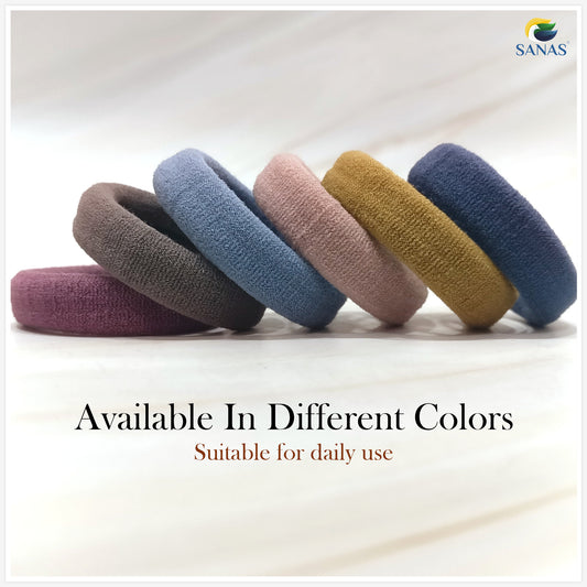 Sanas Ponytail Holders Elastic Hairband - 30Pcs