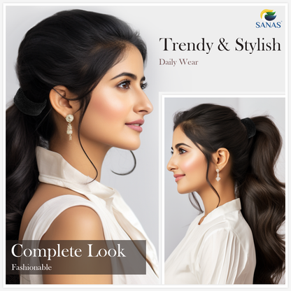 Sanas Thick Rubber Bands For Women and Girls - 2Pcs