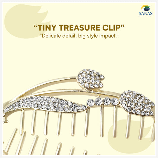 Sanas Metal Fishtail Banana Clip For Women 1 Pc