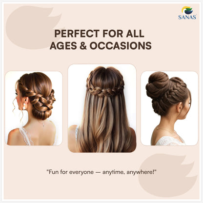 Lightweight reusable u shaped hair pins for women and girls
