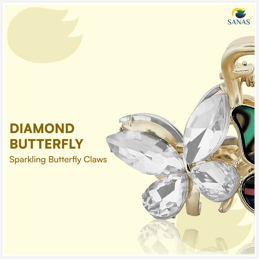 Sanas Duo Butterfly Clip For Women 1 Pcs