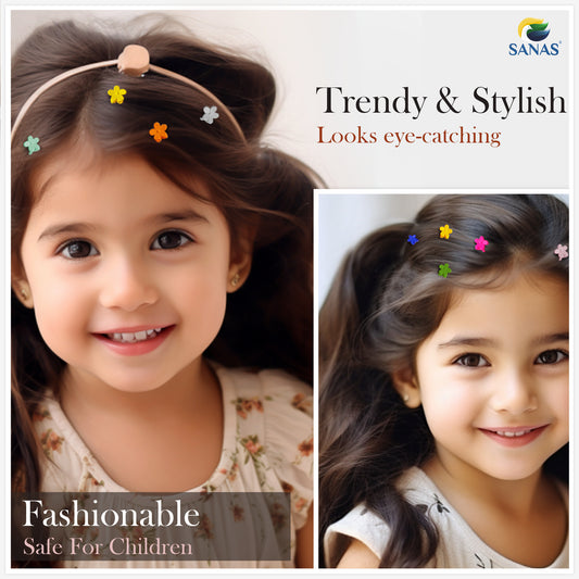 Sanas Mini Butterfly Beads Clips - 50PCS