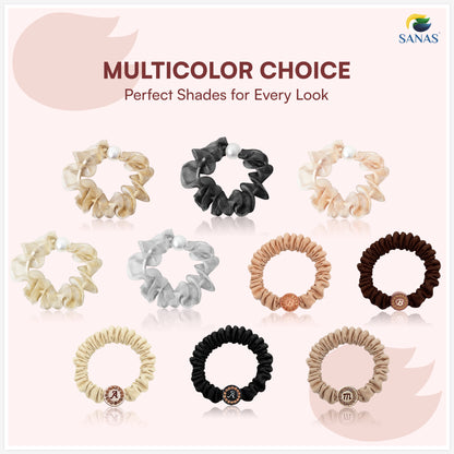 Hair Accessories Scrunchies for Women Mixed Colors