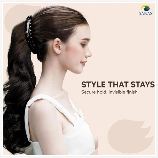 Premium banana clip hair accessory for ponytail and bun hairstyles