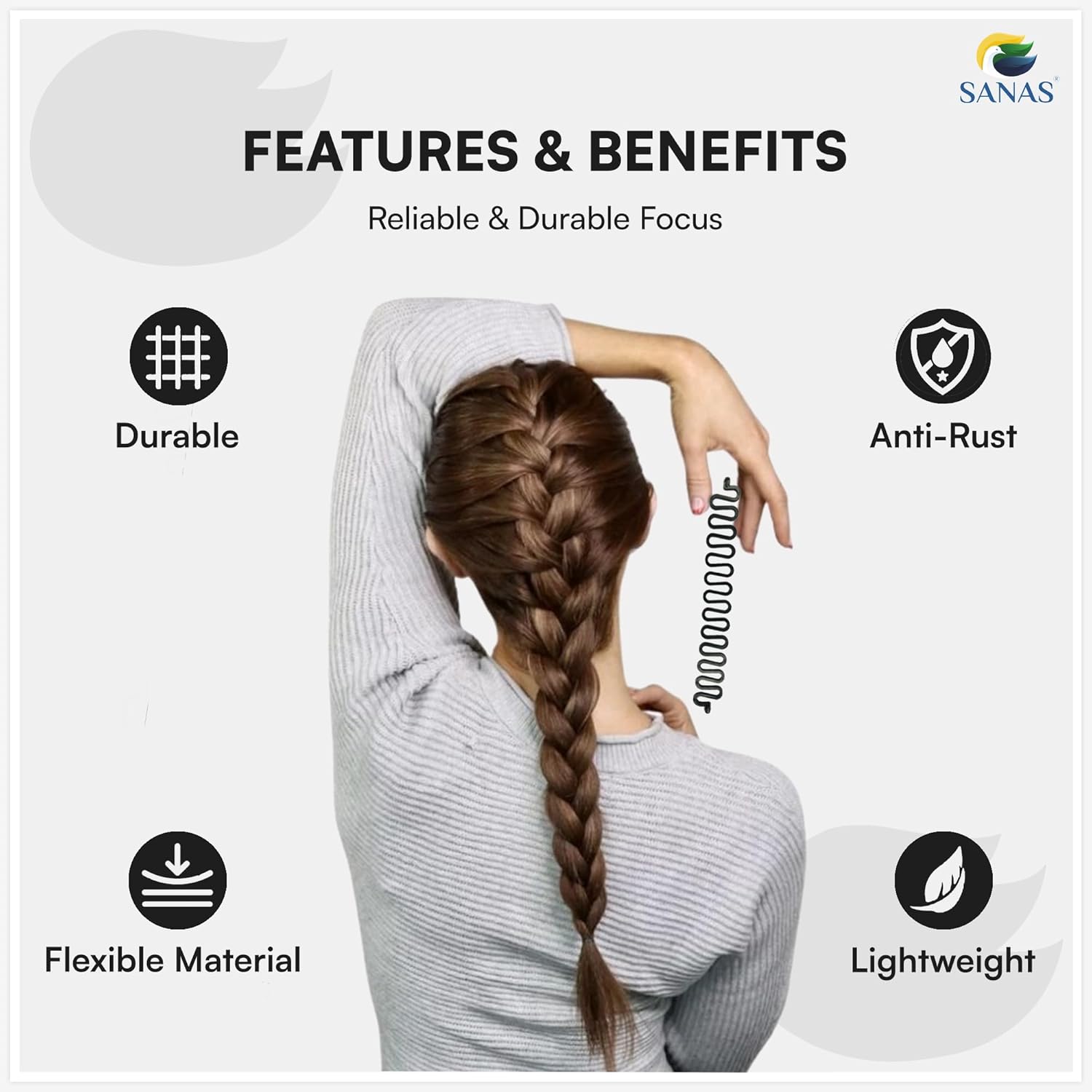 French braider tool for elegant french plait hairstyles