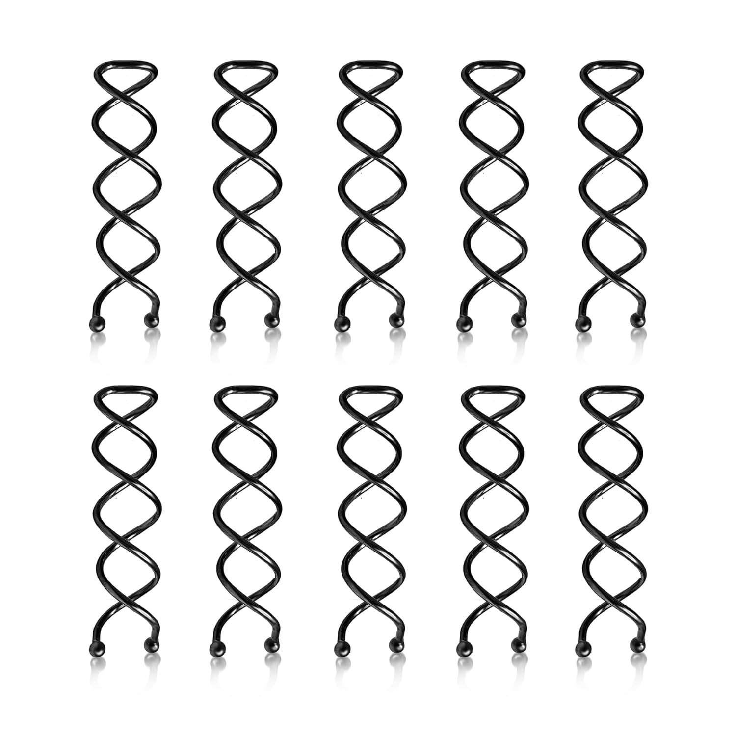Sanas spin pins for secure bun hairstyles and updos