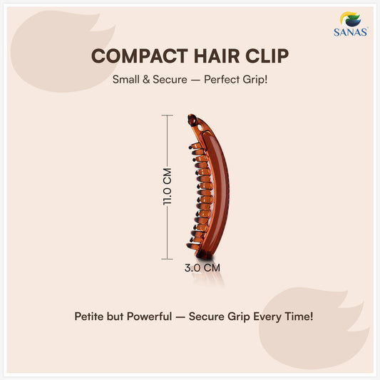 Sanas Acrylic Banana  Hair Clip - 2Pcs