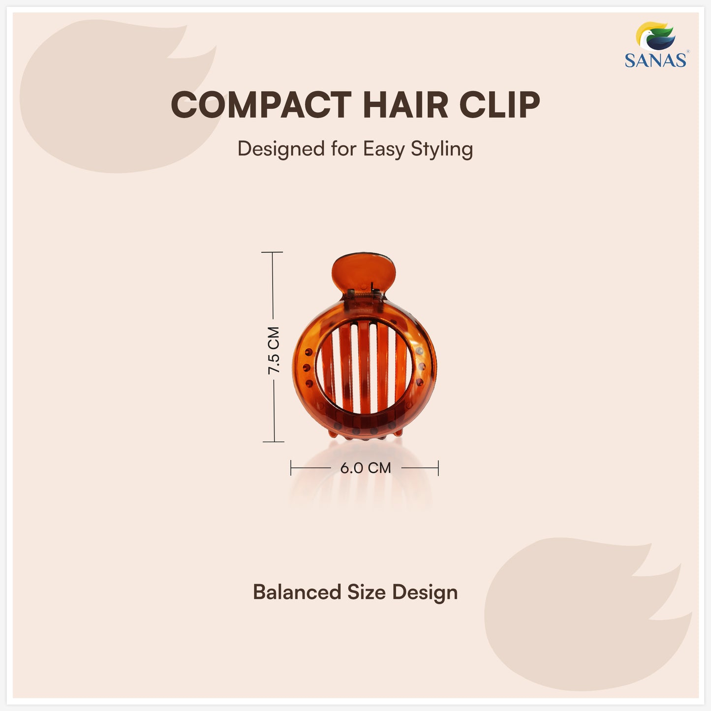 Trendy claw clips for women with strong spring grip