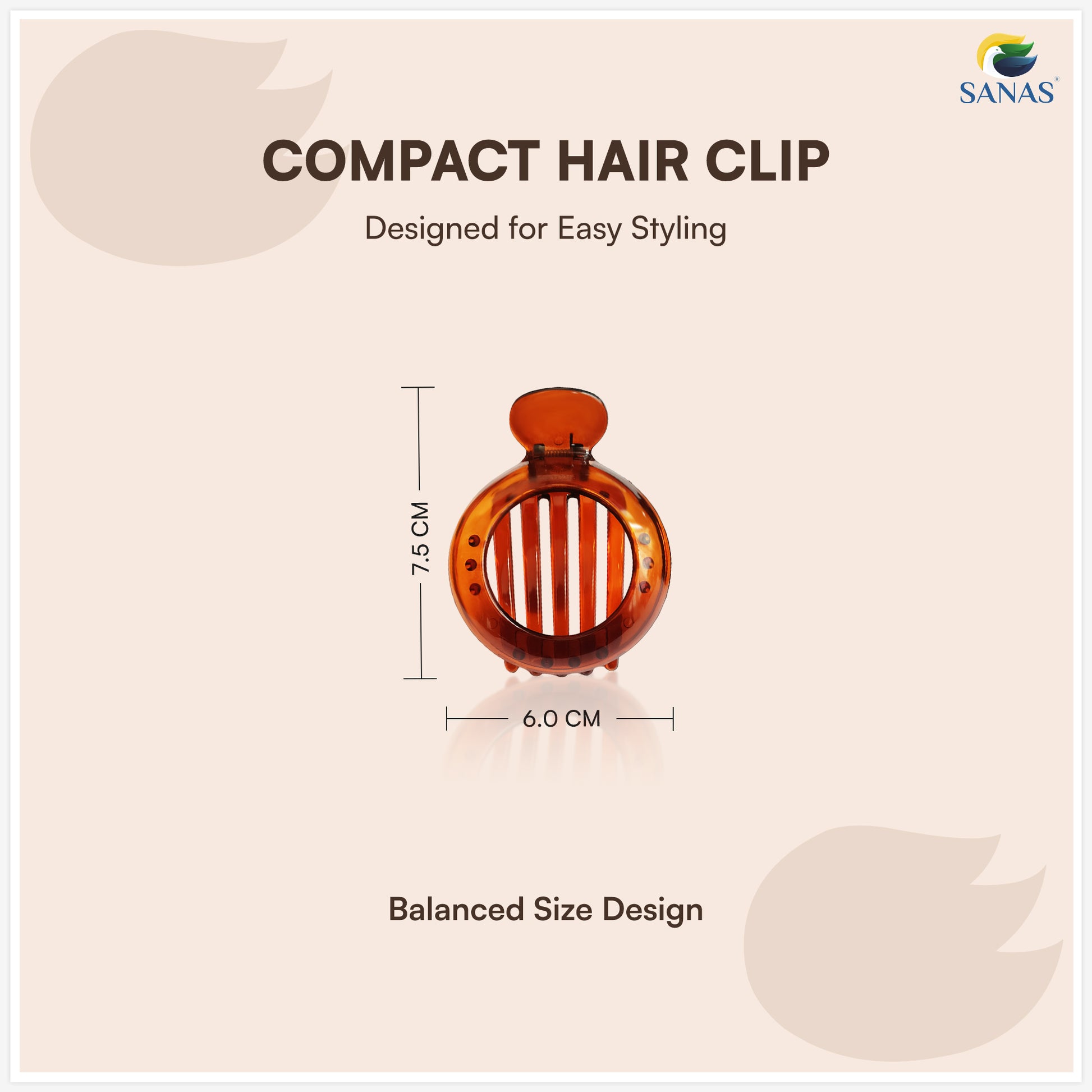 Trendy claw clips for women with strong spring grip
