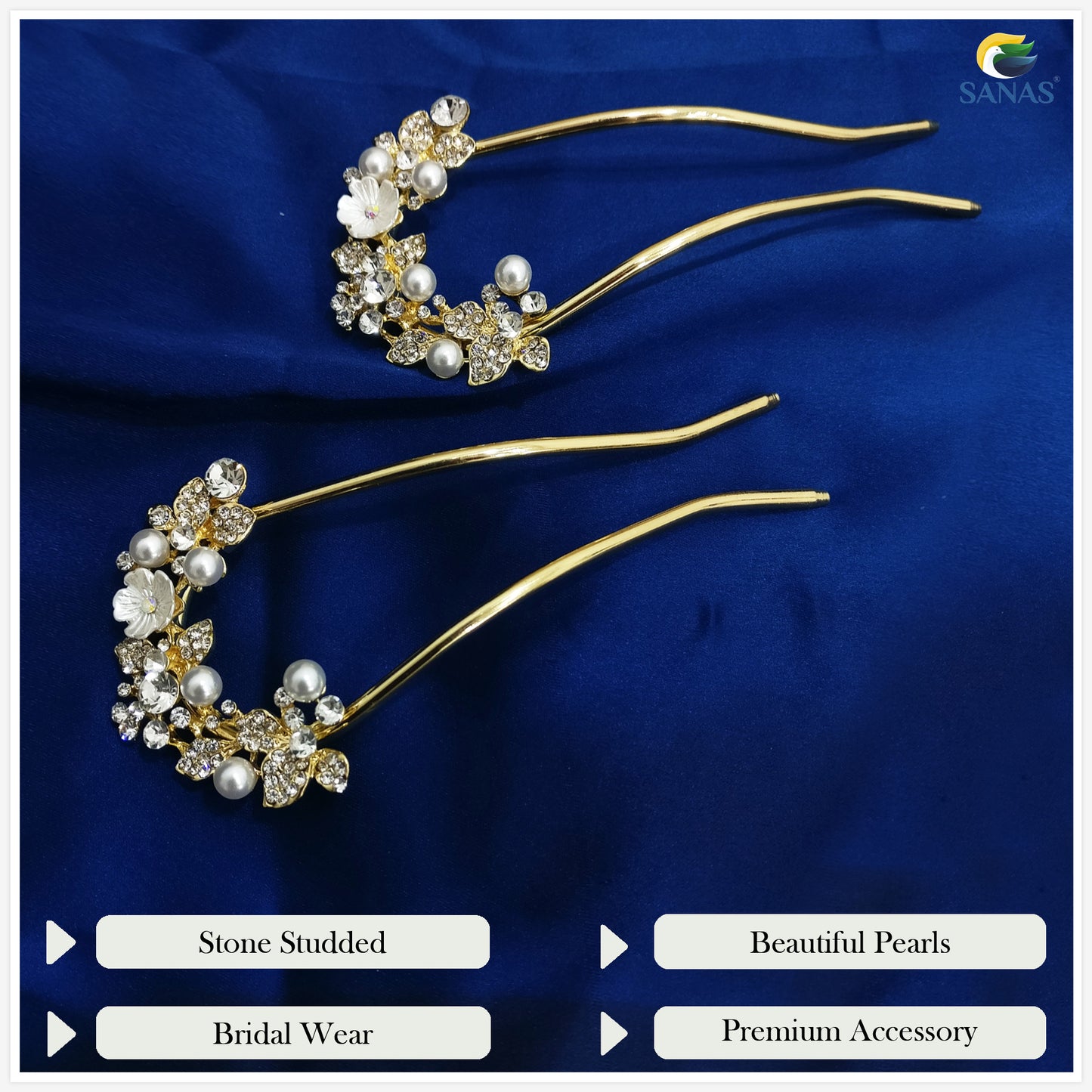Sanas Bridesmaid Hair U Pin - 1Pc