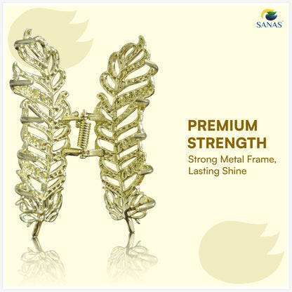 SANAS (1 Pc) Pearl Hair Clip Stylish Hair Accessories for Women (1 Pc)