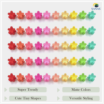 Sanas Mini Butterfly Beads Clips - 50PCS