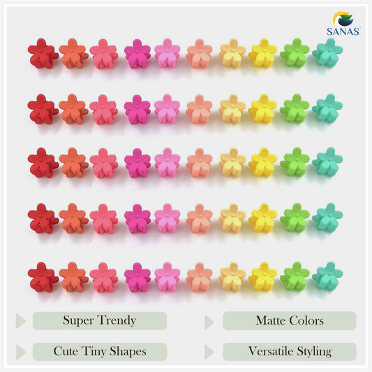 Sanas Mini Butterfly Beads Clips - 50PCS
