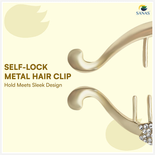 Sanas Metal Fishtail Banana Clip For Women 1 Pc
