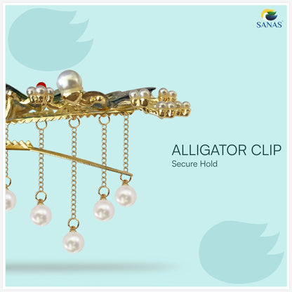 SANAS (1 Pc) Resin Butterfly Hair Clip Hair Accessories for Women and Girls (1 Pc)