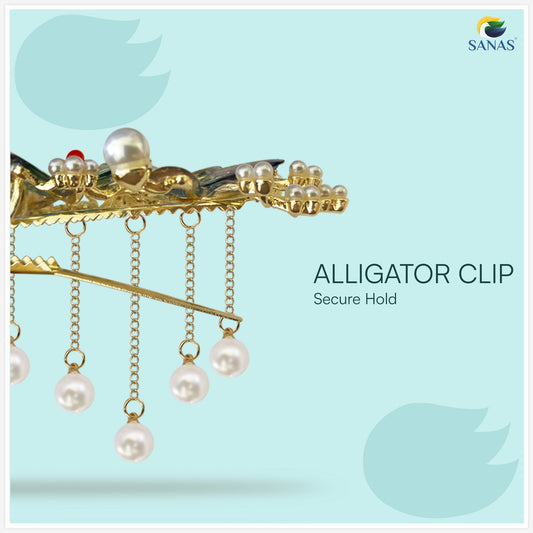 SANAS (1 Pc) Resin Butterfly Hair Clip Hair Accessories for Women and Girls (1 Pc)