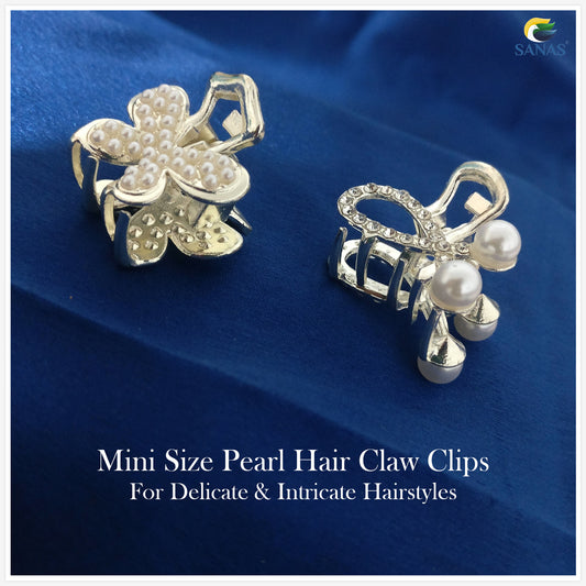 Sanas Small Stone Clips for Hair 7Pcs