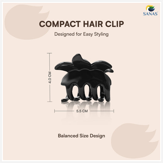 Sanas Flower Clips For Girls (3Pcs) Flower Clips For Women Hair Clips For Women Stylish Clutchers For Hair Claw Clip For Women Aesthetic Fashion Accessories For Girls Teenage (3Pcs)(3 Versatile Shades)