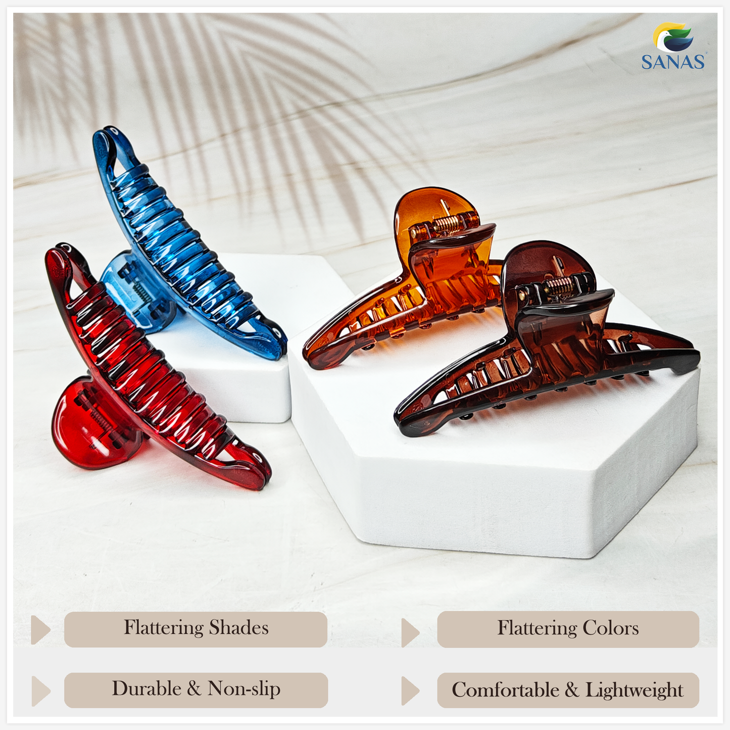 Sanas  hair claw clips for women