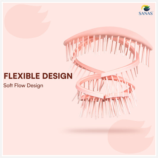 Sanas  Oval Shape Shampoo Brushes Pack of 2