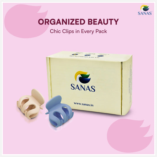 Sanas Mini Curve Clip For Girls Pack Of 10