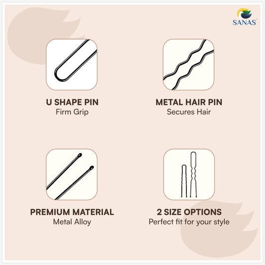 Comfortable no snag bobby hair pins for everyday hair styling