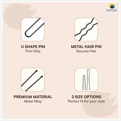 Comfortable no snag bobby hair pins for everyday hair styling