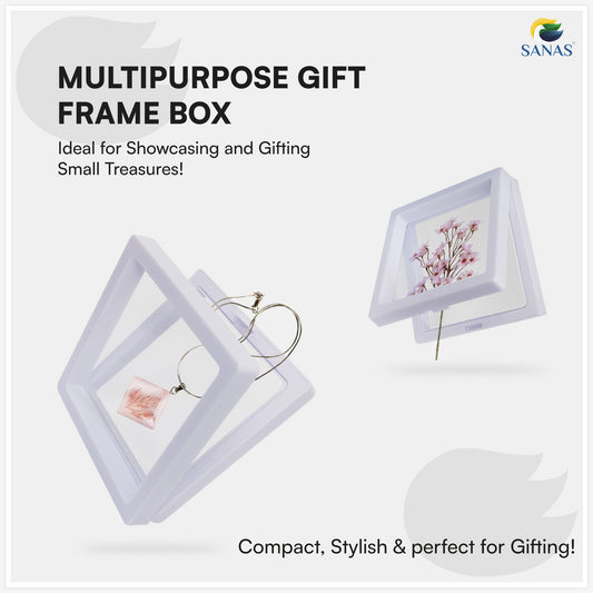 Memory Box Frame for Photos Jewelry and Souvenirs