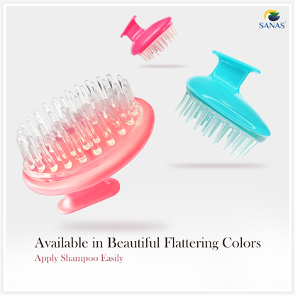 Sanas Scalp Scrub Shampoo Brush - 3Pcs